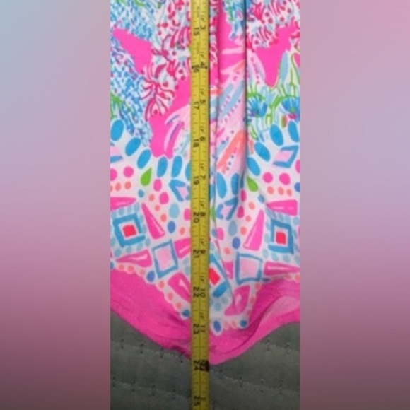 Lilly Pulitzer Julien "Seaing things" Prosecco pink Halter Top. Size Large NWT - Picture 15 of 15